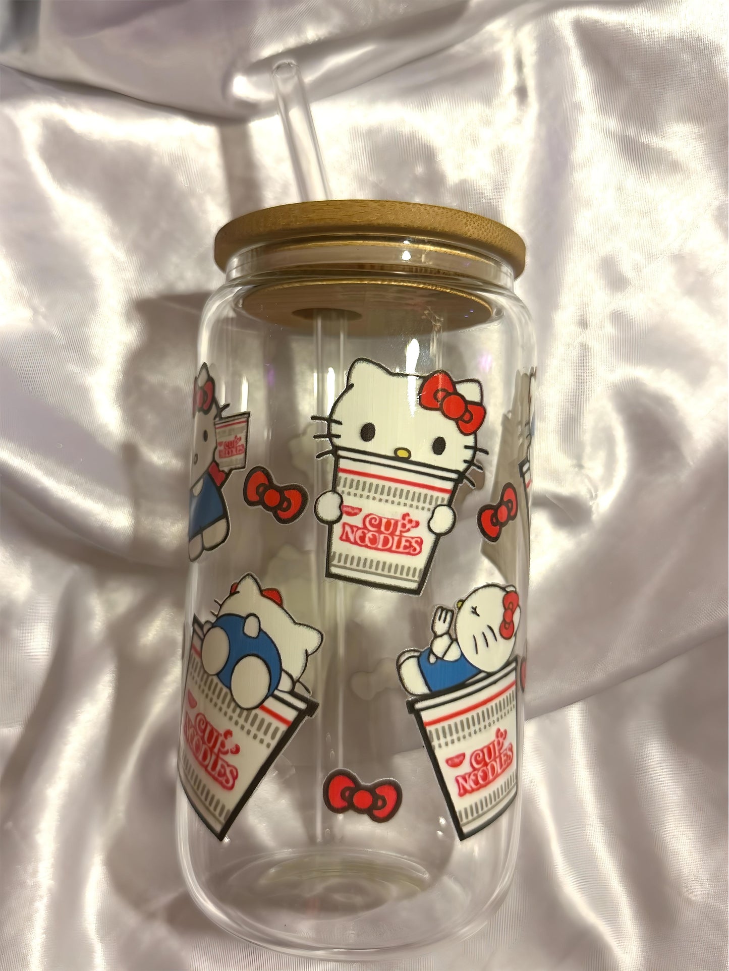 hello kitty glass cup ♡
