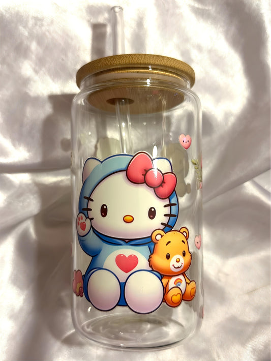 hello kitty glass cup ♡