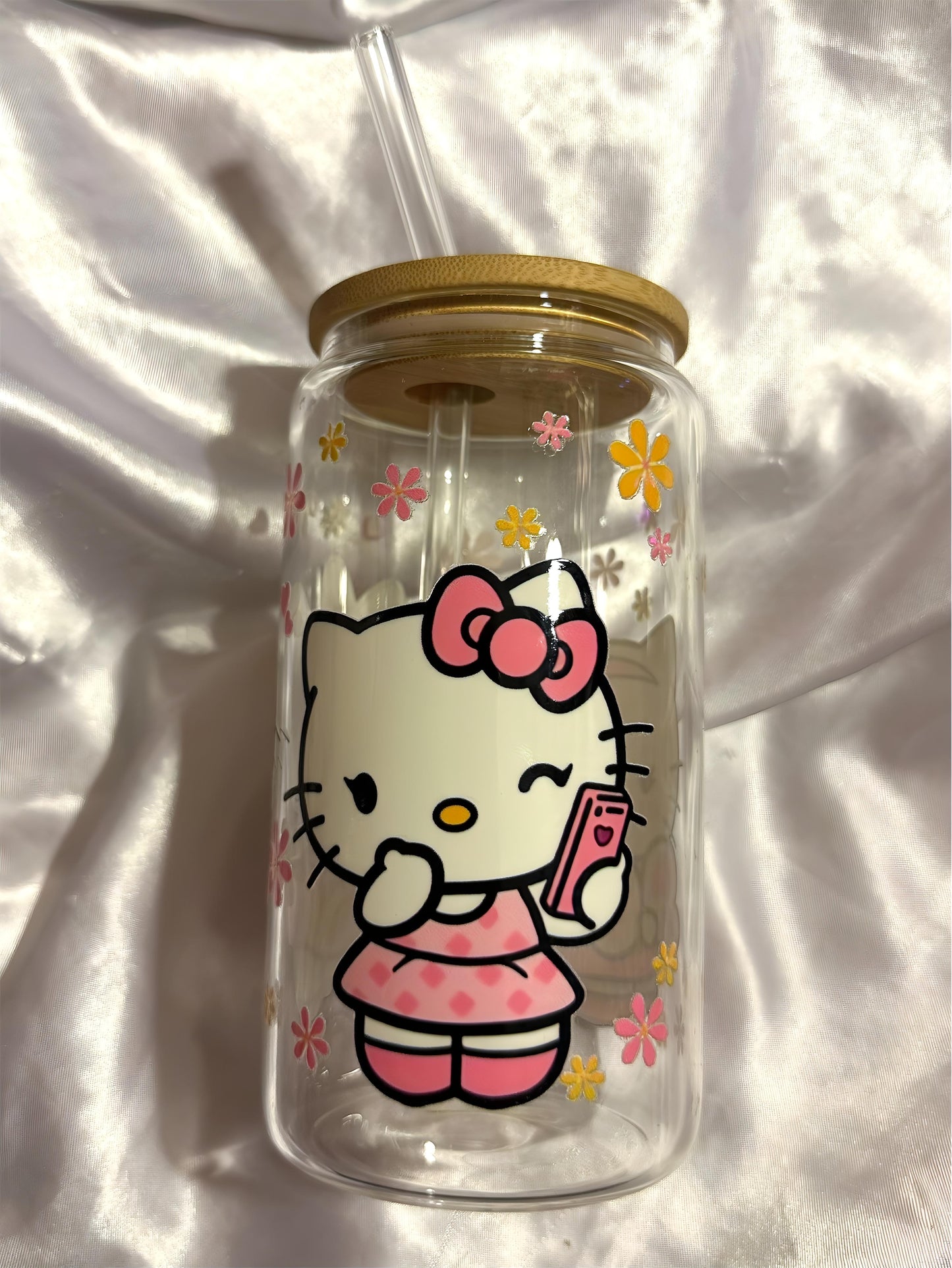 hello kitty glass cup ♡