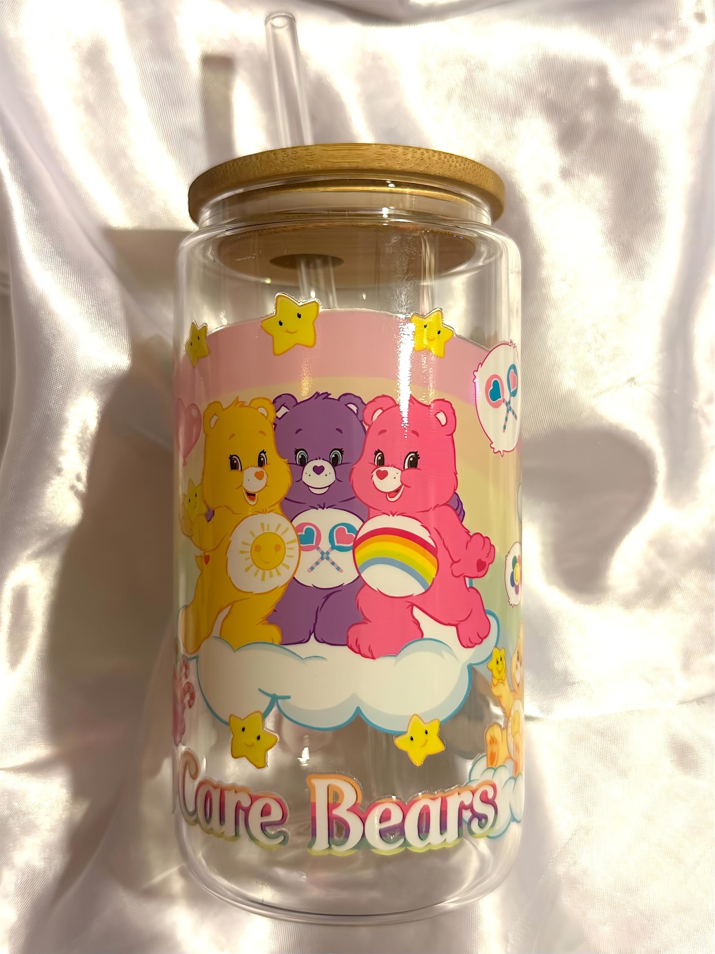 care bears glass cup ♡